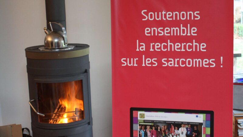 Avec cette belle bannière, impossible de passer inaperçus!