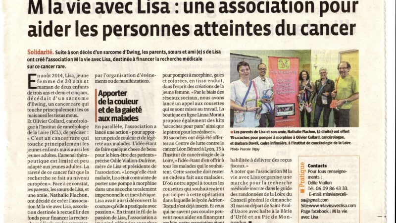 [Evènement] Remise de sacoches à L’institut de Cancérologie Lucien Neuwirth à Saint-etienne