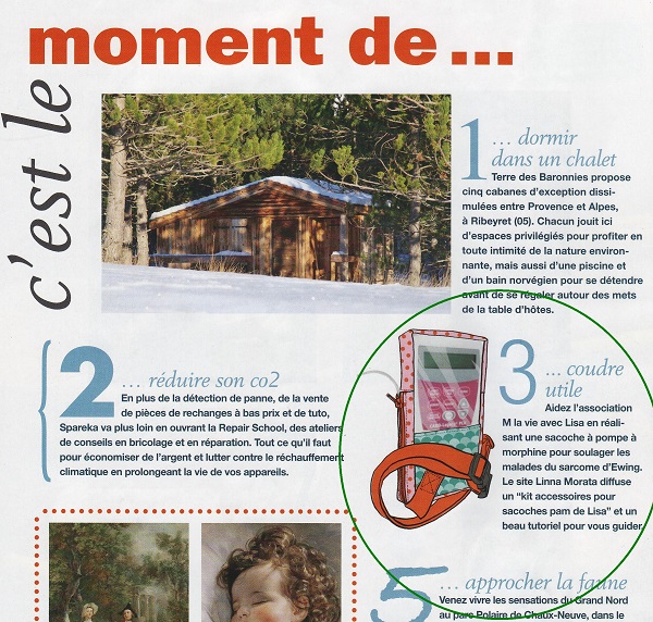 Lu dans le magazine Marie Claire Idées de janvier 2016
