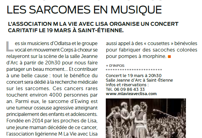 Dans la presse aujourd’hui !