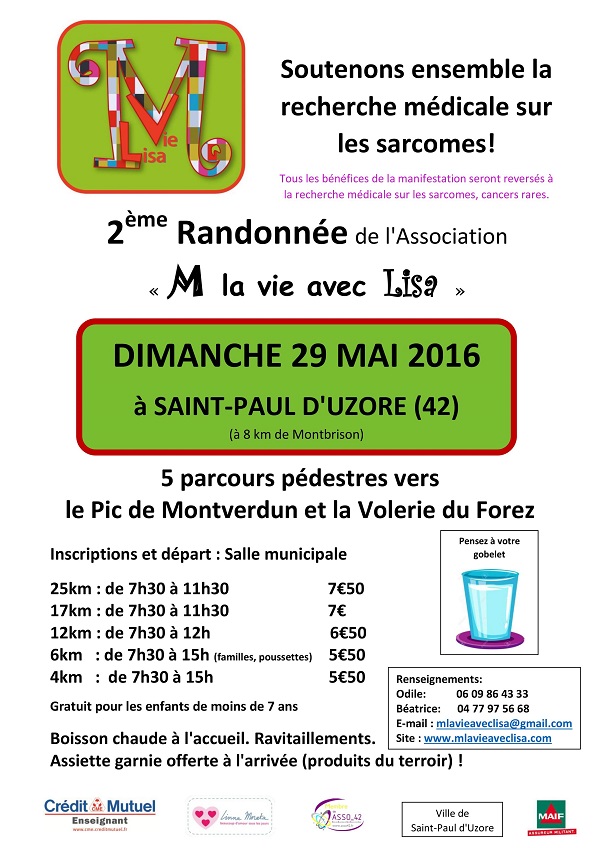 2ème  marche pour la recherche médicale sur les sarcomes