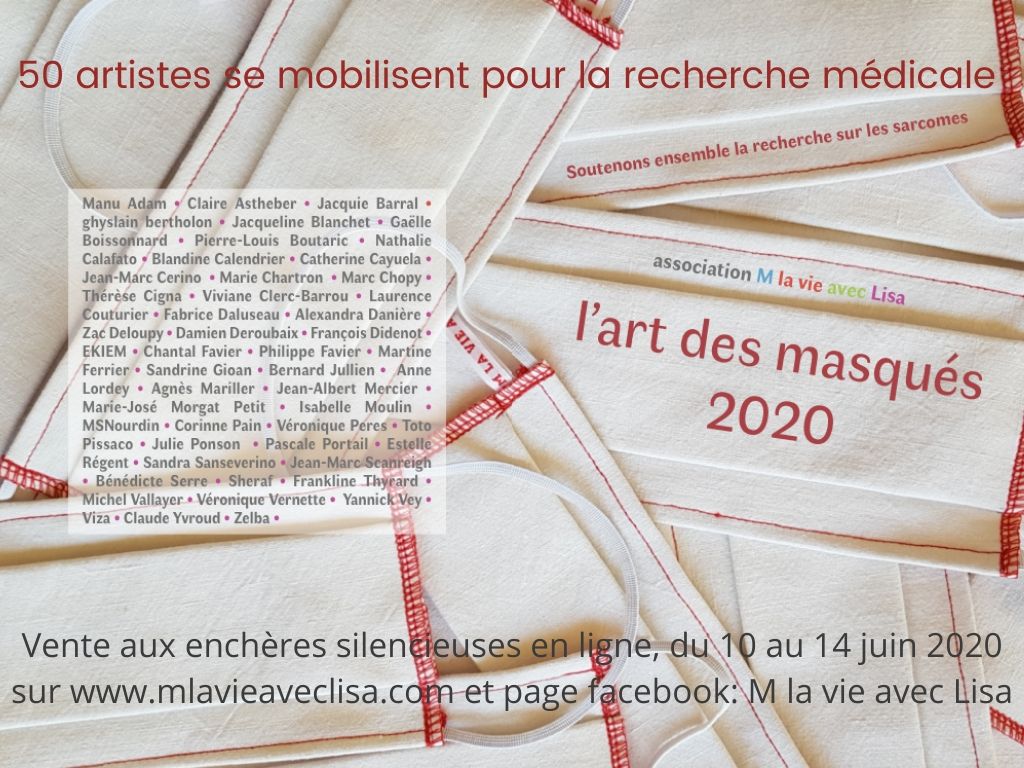 L’Art des Masqués ! Vente aux enchères au profit de la recherche médicale