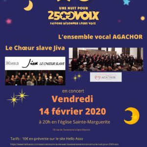 Concert « Une nuit pour 2500 voix »