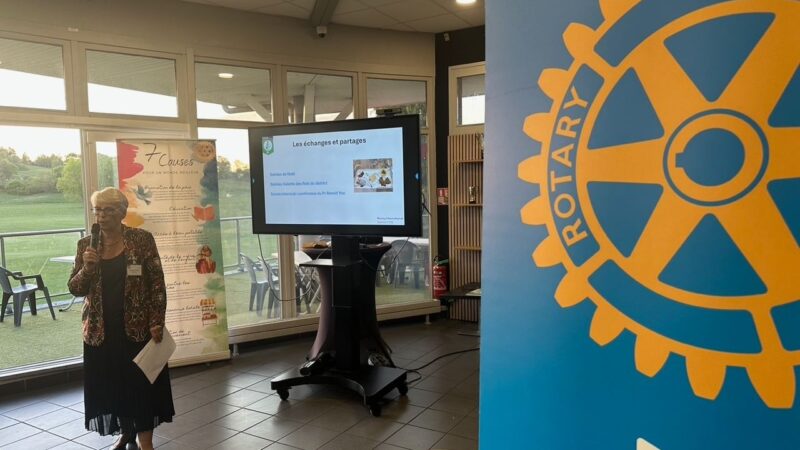 Soutien du Rotary Club de Saint-Étienne EST